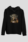 Whitechapel Siyah Unisex Kapşonlu Sweatshirt
