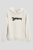 Whitesnake Baskılı Beyaz Unisex Kapüşonlu Sweatshirt