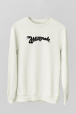 Whitesnake Baskılı Beyaz Unisex Sweatshirt