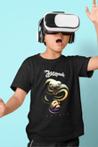 Whitesnake Baskılı Unisex Siyah Çocuk Tişört - Tshirt