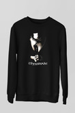 Whitesnake Baskılı Unisex Siyah Sweatshirt
