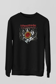 Whitesnake Baskılı Unisex Siyah Sweatshirt