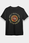 Whitesnake Baskılı Unisex Siyah Tişört - Tshirt