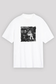 Whitney Houston Baskılı Unisex Beyaz Tişört