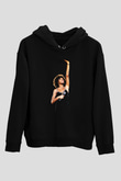 Whitney Houston Siyah Unisex Hoodie
