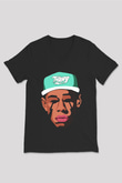 Will.I.Am Siyah Unisex V Yaka Tişört T-Shirt
