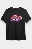 Wintersun Baskılı Unisex Siyah Tişört - Tshirt