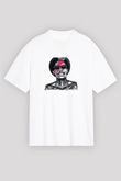 Wiz Khalifa Baskılı Unisex Beyaz Tişört