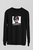 Wiz Khalifa Baskılı Unisex Siyah Sweatshirt