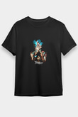 Wiz Khalifa Baskılı Unisex Siyah Tişört