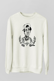 Wiz Khalifa Beyaz Unisex Sweatshirt