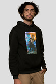 Wiz Khalifa Siyah Unisex Kapüşonlu Sweatshirt