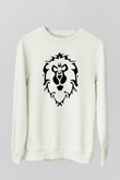 World of Warcraft Beyaz Unisex Sweatshirt