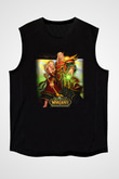 World of Warcraft Siyah Unisex Kolsuz Tişört