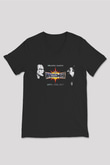 WrestleMania Siyah Unisex  V Yaka Tişört