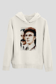 Wright Kardeşler Baskılı Unisex Ekru Hoodie