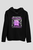 W&W Siyah Unisex Kapüşonlu Sweatshirt