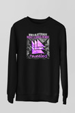 W&W Siyah Unisex Sweatshirt