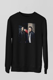 W&W Siyah Unisex Sweatshirt