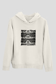 W&WBaskılı Beyaz Hoodie