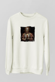 W&WBaskılı Beyaz Sweatshirt