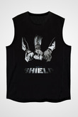 WWE Siyah Unisex Kolsuz Tişört