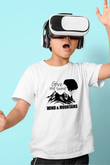 Yamaç Paraşütü Baskılı Unisex Beyaz Çocuk Tişört - Tshirt