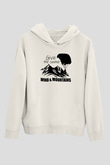 Yamaç Paraşütü Baskılı Unisex Ekru Hoodie