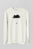Yamaç Paraşütü Baskılı Unisex Ekru Sweatshirt