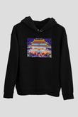 Yasak Şehir Siyah Unisex Hoodie