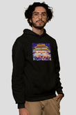Yasak Şehir Siyah Unisex Hoodie