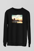 Yasak Şehir Siyah Unisex Sweatshirt