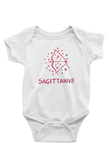 Yay Burcu Baskılı Beyaz Unisex Bebek Body - Zıbın