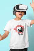 Yay Burcu Baskılı Beyaz Unisex Beyaz Çocuk Tişört - Tshirt