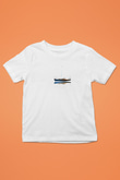 Yelken Baskılı Unisex Beyaz Çocuk Tişört - Tshirt