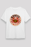 Yengeç Burcu Unisex Baskılı Beyaz Tişört - Tshirt