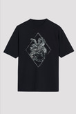 Yılan Siyah Unisex Tişört T-Shirt - TişörtFabrikası