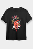 Yılan Siyah Unisex Tişört T-Shirt - TişörtFabrikası