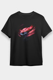 Yılan Siyah Unisex Tişört T-Shirt - TişörtFabrikası