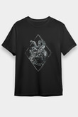 Yılan Siyah Unisex Tişört T-Shirt - TişörtFabrikası