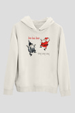 Yılbaşı Beyaz Unisex Hoodie