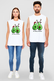 Yılbaşı Beyaz Unisex Kolsuz Tişört