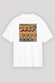 Yılbaşı Beyaz Unisex Oversize Tişört T-Shirt