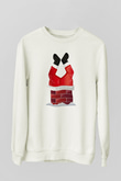 Yılbaşı Beyaz Unisex Sweatshirt