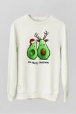 Yılbaşı Beyaz Unisex Sweatshirt