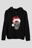 Yılbaşı Siyah Unisex Hoodie
