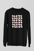 Yılbaşı Siyah Unisex Sweatshirt