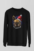 Yılbaşı Siyah Unisex Sweatshirt