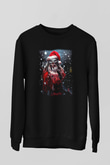 Yılbaşı Siyah Unisex Sweatshirt
