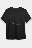 Yıldız Siyah Unisex Tişört T-Shirt - TişörtFabrikası